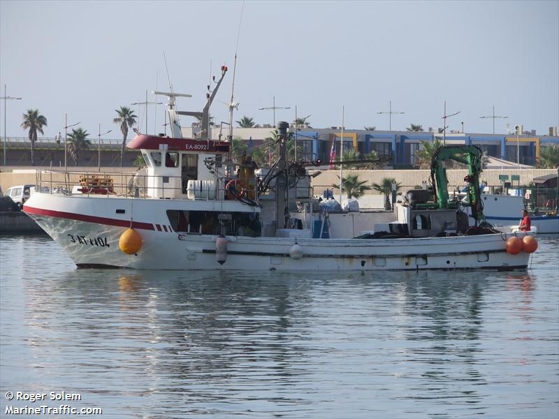 victoria y pedro (Fishing vessel) - IMO , MMSI 224156570, Call Sign EA8092 under the flag of Spain