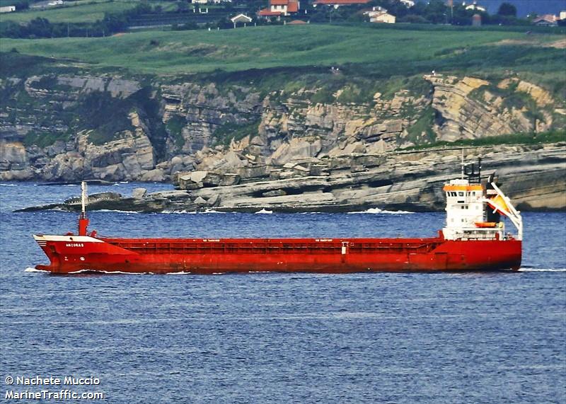 anzoras (General Cargo Ship) - IMO 9397664, MMSI 224376000, Call Sign EAZC under the flag of Spain
