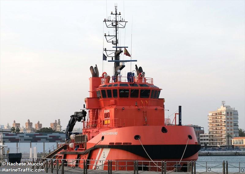 maria zambrano (Tug) - IMO 9429106, MMSI 224703000, Call Sign ECLT under the flag of Spain