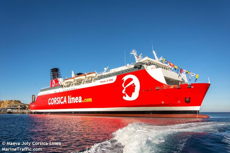 monte doro (Passenger/Ro-Ro Cargo Ship) - IMO 8911516, MMSI 227182000, Call Sign FNIA under the flag of France