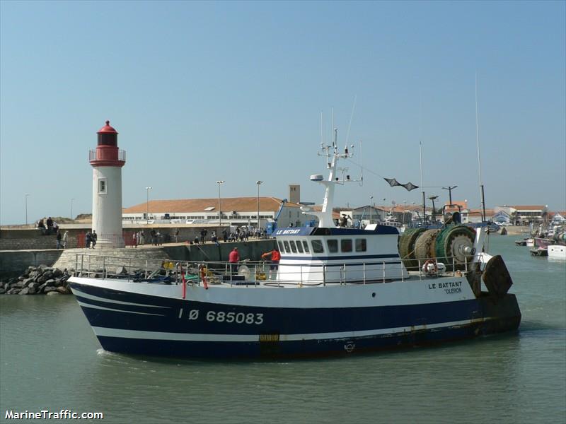 le battant (Fishing vessel) - IMO , MMSI 227416000, Call Sign VHF 71 under the flag of France