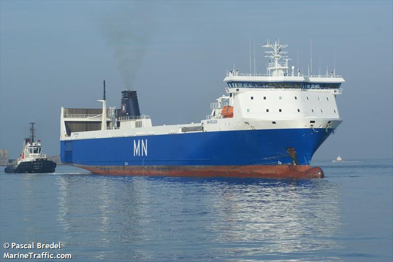mn pelican (Ro-Ro Cargo Ship) - IMO 9170999, MMSI 228315700, Call Sign FMLR under the flag of France