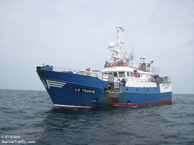 fv viriato primero (Fishing vessel) - IMO , MMSI 228339000, Call Sign FVQL under the flag of France