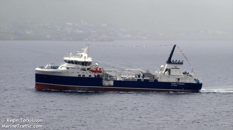 hans a bakka (Fish Carrier) - IMO 9722821, MMSI 231120000, Call Sign XPQU under the flag of Faeroe Islands