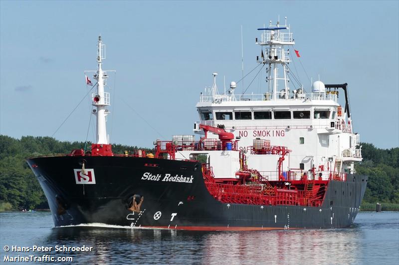 stolt redshank (Chemical/Oil Products Tanker) - IMO 9566746, MMSI 235089046, Call Sign 2EXV5 under the flag of United Kingdom (UK)