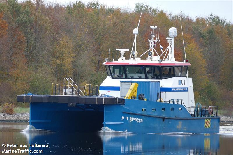 mcs sirocco (Offshore Tug/Supply Ship) - IMO 9643764, MMSI 235090843, Call Sign 2FFP4 under the flag of United Kingdom (UK)