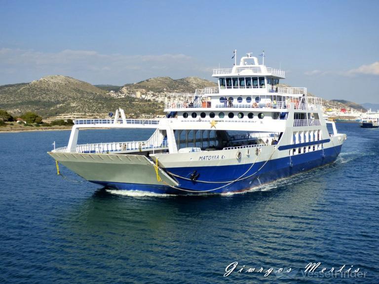 matoula k (Passenger/Ro-Ro Cargo Ship) - IMO 8647658, MMSI 239005400, Call Sign SY6609 under the flag of Greece