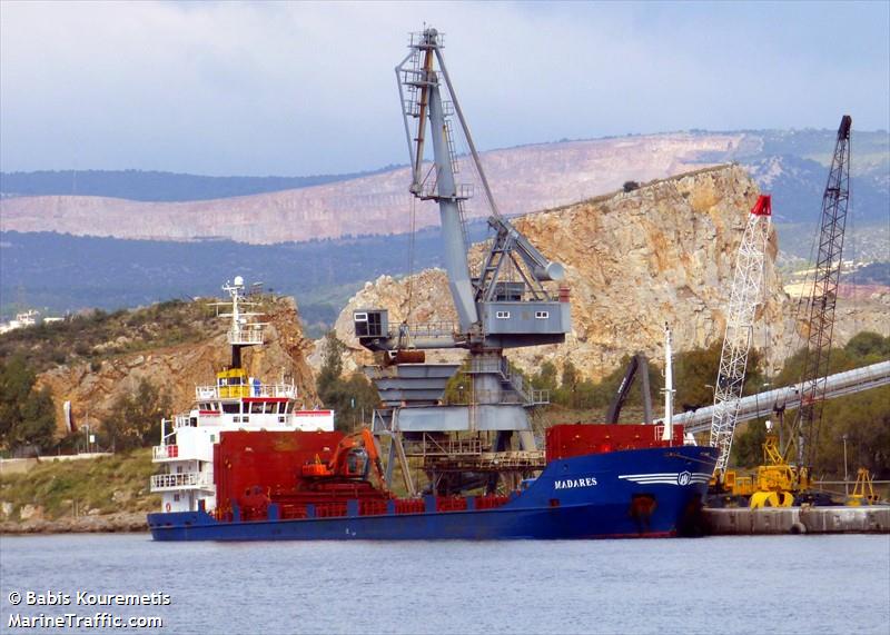 madares (General Cargo Ship) - IMO 7803530, MMSI 239863100, Call Sign SVA6080 under the flag of Greece