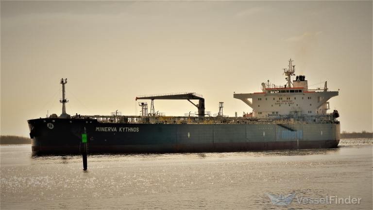 minerva kythnos (Crude Oil Tanker) - IMO 9592252, MMSI 241132000, Call Sign SVBI9 under the flag of Greece