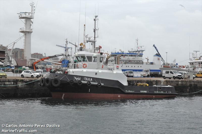 tilila (Tug) - IMO 9796808, MMSI 242531300, Call Sign CNA5117 under the flag of Morocco