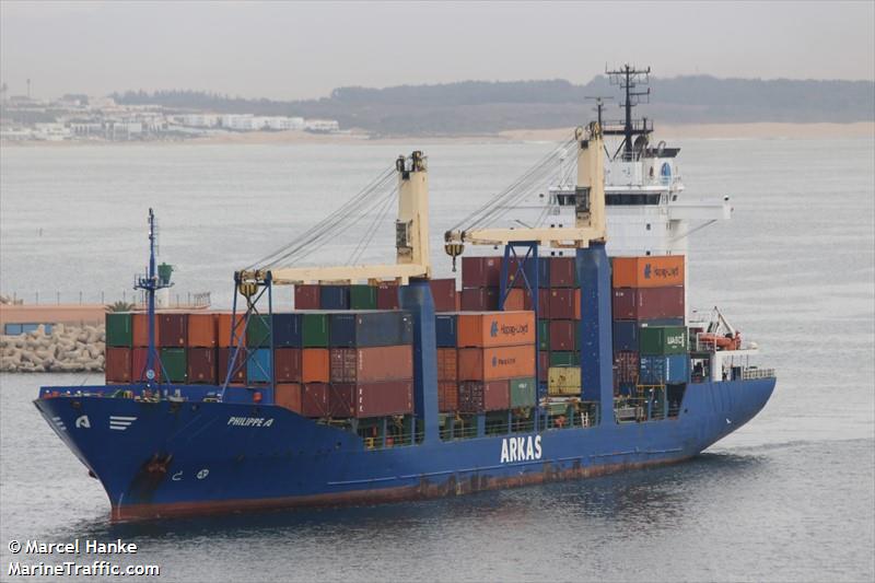 casablanca a (Container Ship) - IMO 9106467, MMSI 242640300, Call Sign CNA5228 under the flag of Morocco