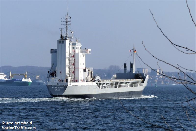 berkborg (General Cargo Ship) - IMO 9155872, MMSI 244110902, Call Sign PDFE under the flag of Netherlands