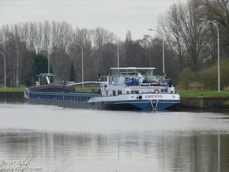 amento (Cargo ship) - IMO , MMSI 244710358, Call Sign PD8226 under the flag of Netherlands