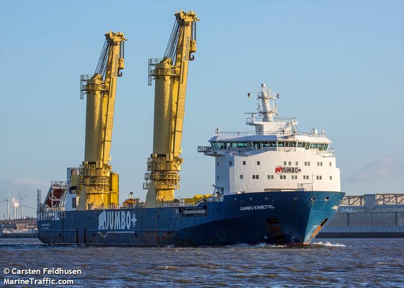 jumbo kinetic (Heavy Load Carrier) - IMO 9634165, MMSI 244810054, Call Sign PCFO under the flag of Netherlands