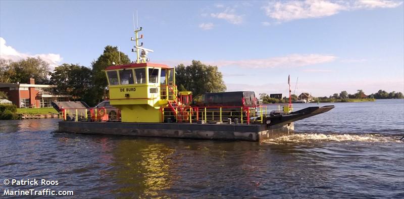 de burd (Passenger ship) - IMO , MMSI 244850240, Call Sign PA4008 under the flag of Netherlands