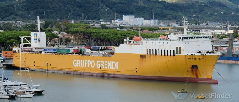 rosa dei venti (Ro-Ro Cargo Ship) - IMO 9706592, MMSI 247388800, Call Sign IBTI under the flag of Italy