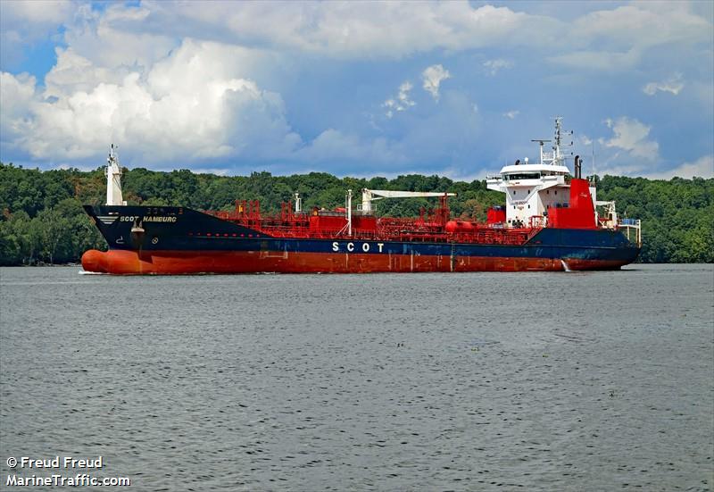 scot hamburg (Chemical/Oil Products Tanker) - IMO 9255799, MMSI 249081000, Call Sign 9HA4095 under the flag of Malta
