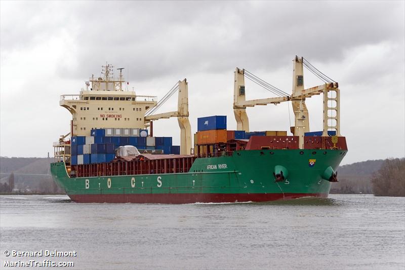 african river (General Cargo Ship) - IMO 9425174, MMSI 255805701, Call Sign CQEX under the flag of Madeira