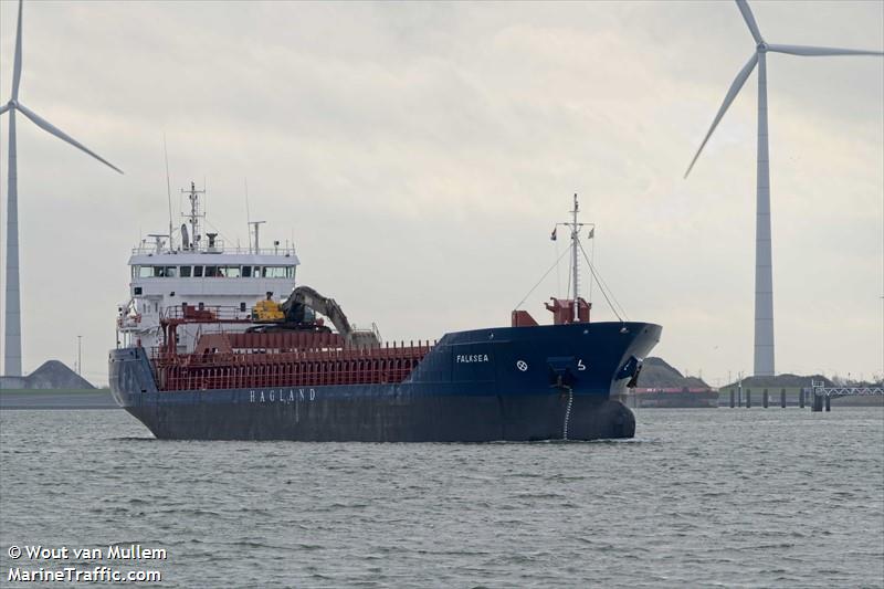 falksea (General Cargo Ship) - IMO 9250426, MMSI 257031080, Call Sign LADM8 under the flag of Norway