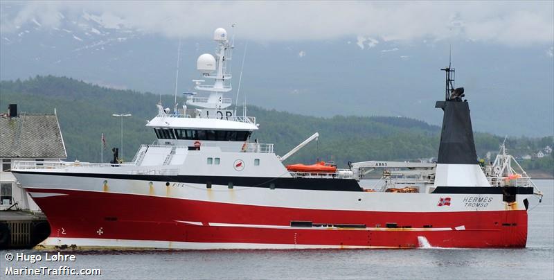 hermes (Fish Factory Ship) - IMO 9230036, MMSI 258410000, Call Sign LLOP under the flag of Norway