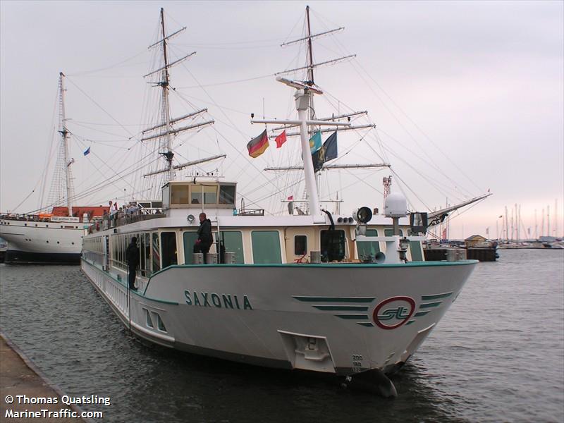 thurgau saxonia (Passenger ship) - IMO , MMSI 269057136, Call Sign HE7136 under the flag of Switzerland