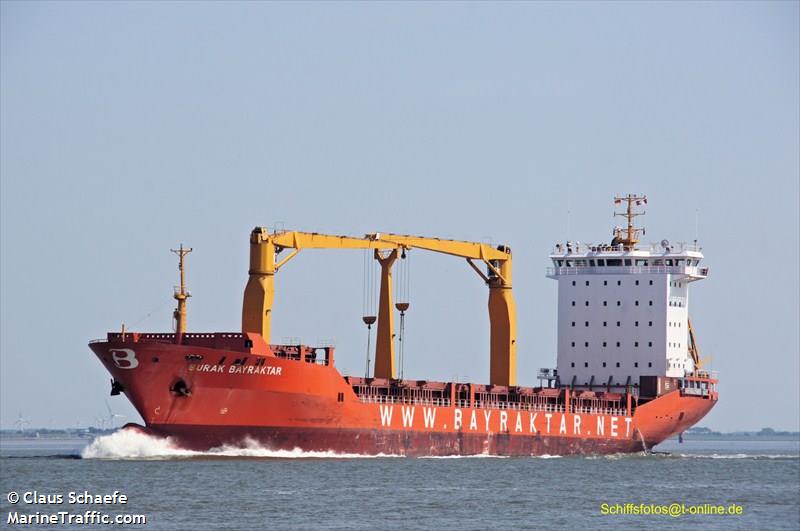 burak bayraktar (Container Ship) - IMO 9260536, MMSI 271000691, Call Sign TCCJ8 under the flag of Turkey