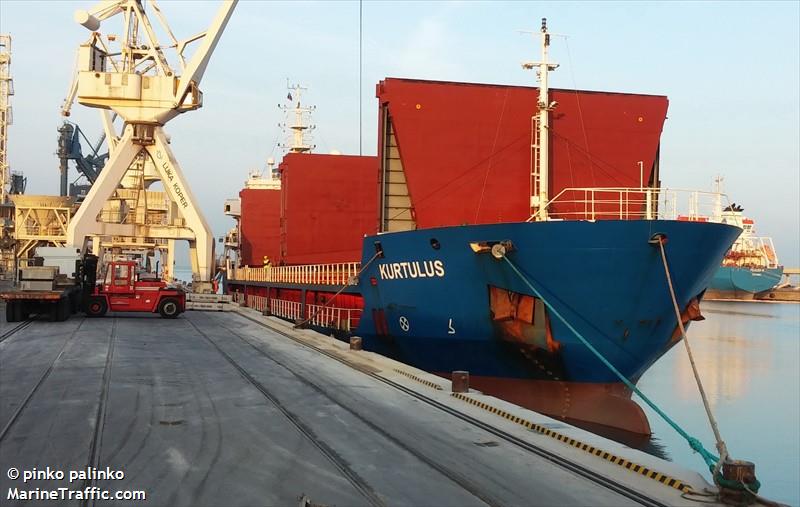 kurtulus (General Cargo Ship) - IMO 9628013, MMSI 271043661, Call Sign TCNL9 under the flag of Turkey