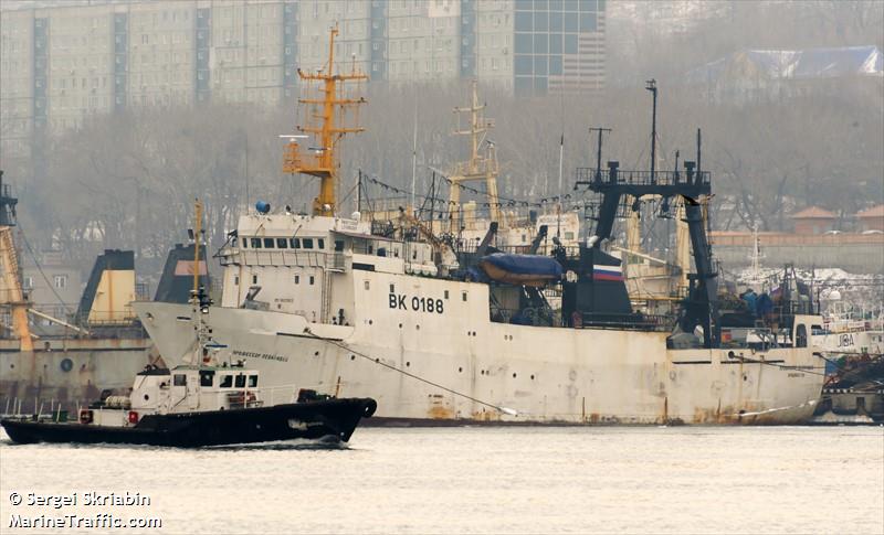 professor levanidov (Fishing Vessel) - IMO 8607062, MMSI 273811300, Call Sign UDDJ under the flag of Russia