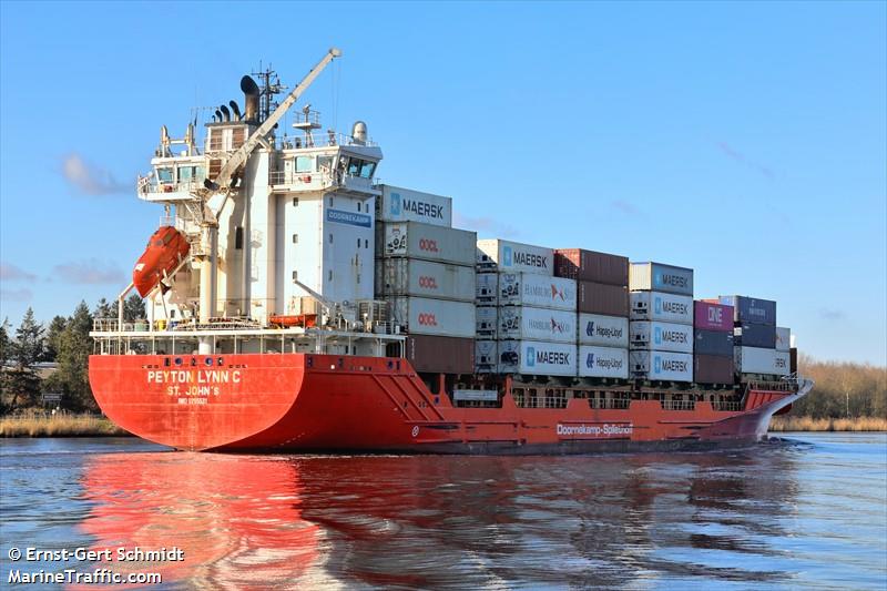 peyton lynn c (Container Ship) - IMO 9295531, MMSI 304474000, Call Sign V2HD8 under the flag of Antigua & Barbuda