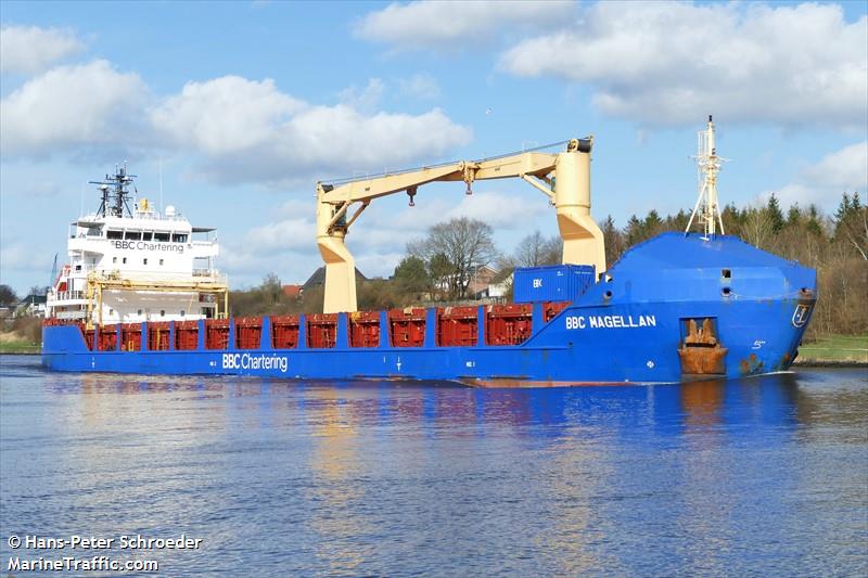 bbc magellan (General Cargo Ship) - IMO 9569528, MMSI 305537000, Call Sign V2ES6 under the flag of Antigua & Barbuda