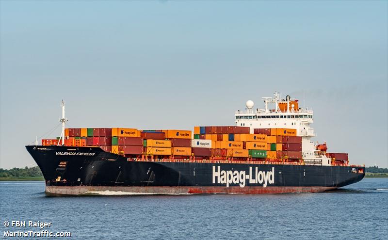 valencia express (Container Ship) - IMO 9108130, MMSI 310133000, Call Sign ZCBD4 under the flag of Bermuda