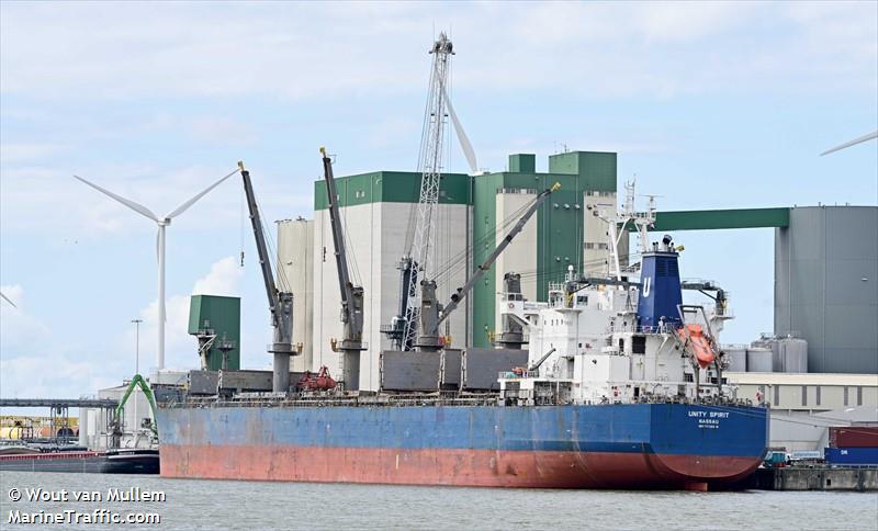 unity spirit (Bulk Carrier) - IMO 9725938, MMSI 311000382, Call Sign C6BW3 under the flag of Bahamas