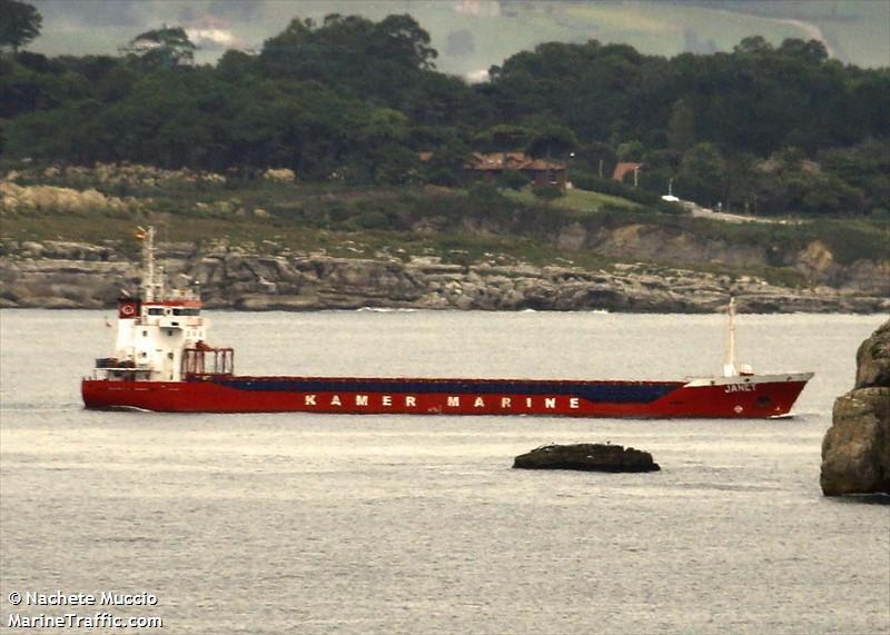 janet (General Cargo Ship) - IMO 9143257, MMSI 311000911, Call Sign C6EJ4 under the flag of Bahamas