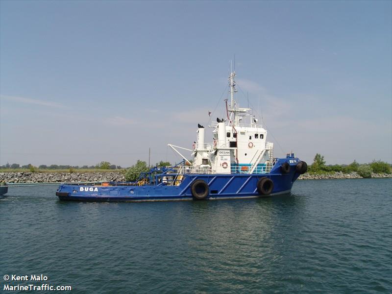 duga (Tug) - IMO 7530030, MMSI 316001329, Call Sign VA6691 under the flag of Canada