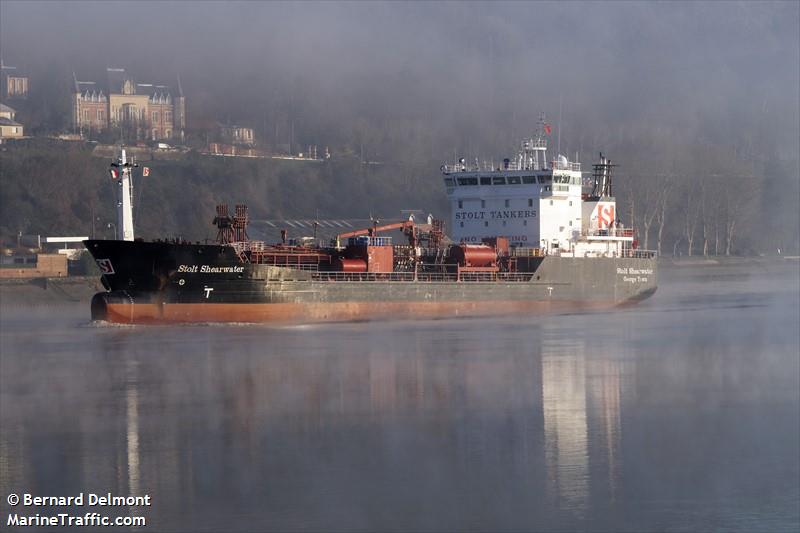 stolt shearwater (Chemical/Oil Products Tanker) - IMO 9148958, MMSI 319402000, Call Sign ZCRD9 under the flag of Cayman Islands