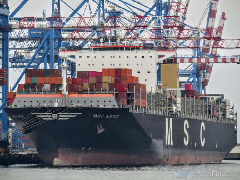 msc katie (Container Ship) - IMO 9467457, MMSI 351848000, Call Sign 3FMO6 under the flag of Panama