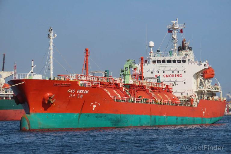 gas dream (LPG Tanker) - IMO 9371153, MMSI 353360000, Call Sign 3FTD8 under the flag of Panama