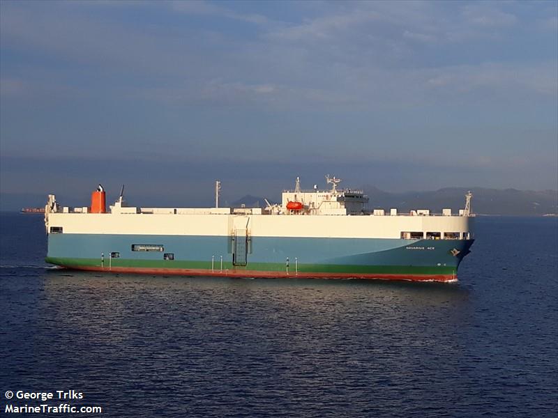 aquarius ace (Vehicles Carrier) - IMO 9150339, MMSI 354123000, Call Sign 3FHB8 under the flag of Panama