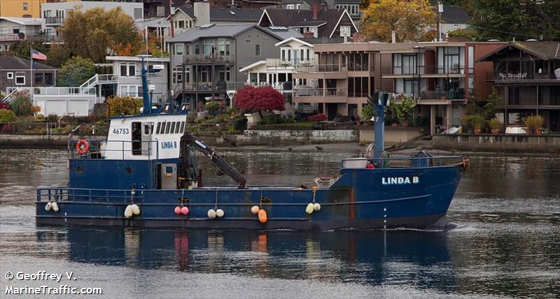 linda b (Fishing vessel) - IMO , MMSI 367452240, Call Sign WBF4466 under the flag of United States (USA)
