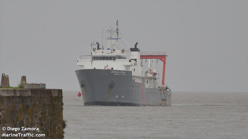 ocean titan (Research Vessel) - IMO 8835231, MMSI 369228000, Call Sign WDJ3639 under the flag of United States (USA)