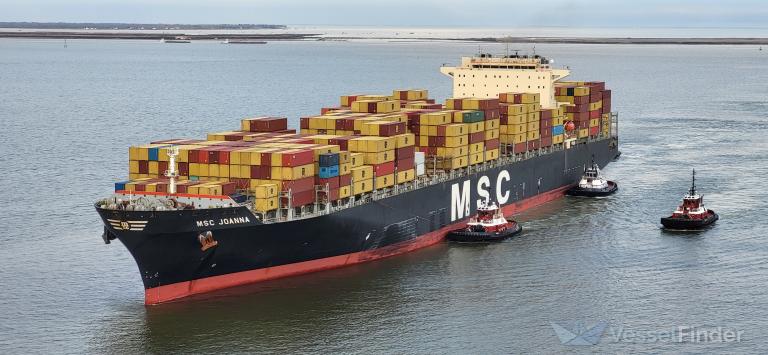 msc joanna (Container Ship) - IMO 9304435, MMSI 372050000, Call Sign 3EHF2 under the flag of Panama