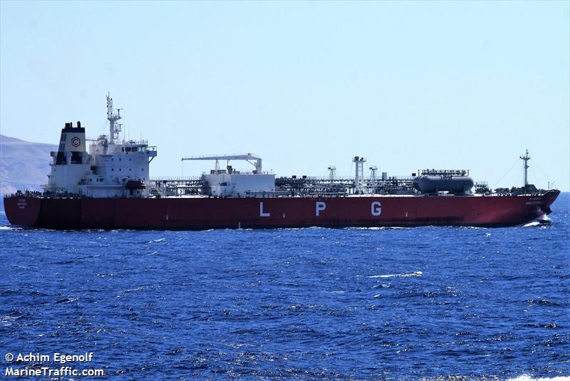 gas utopia (LPG Tanker) - IMO 9770531, MMSI 373225000, Call Sign 3EXG8 under the flag of Panama