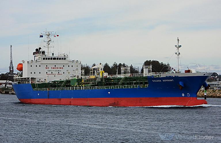 golden aspirant (Chemical/Oil Products Tanker) - IMO 9758313, MMSI 374717000, Call Sign H9GD under the flag of Panama