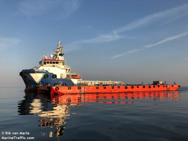 qms neptune (Offshore Tug/Supply Ship) - IMO 9698501, MMSI 375729000, Call Sign J8B5105 under the flag of St Vincent & Grenadines