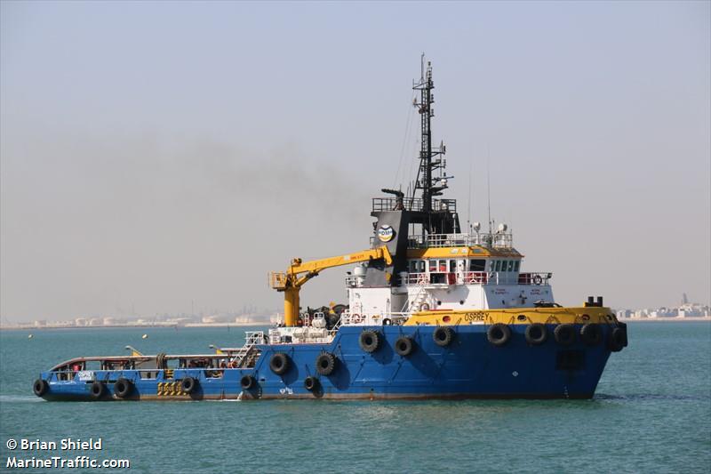 osprey (Anchor Hoy) - IMO 9257266, MMSI 408920000, Call Sign A9LW under the flag of Bahrain