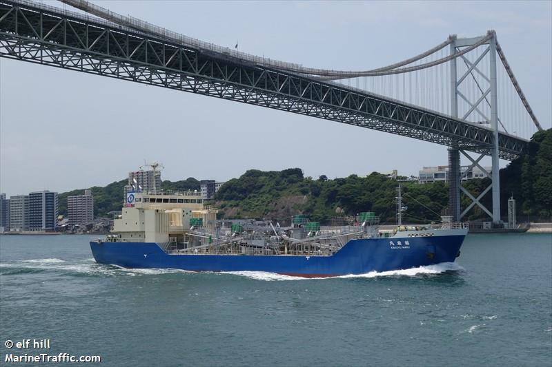 kakuyu maru (General Cargo Ship) - IMO 9526617, MMSI 431001454, Call Sign JD3076 under the flag of Japan