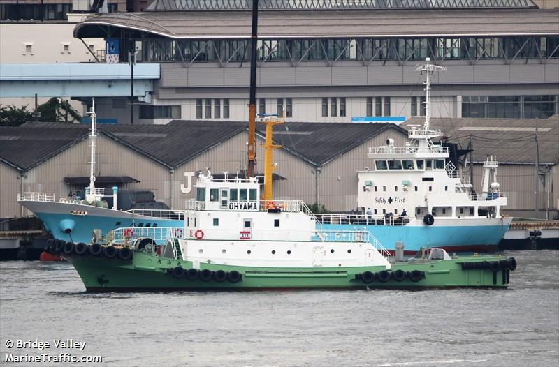 ohyama maru (Tug) - IMO , MMSI 431010701, Call Sign JD4284 under the flag of Japan