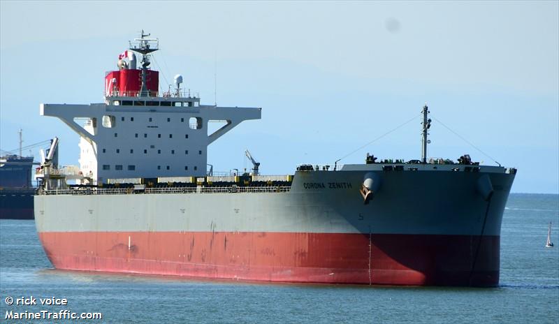 corona zenith (Bulk Carrier) - IMO 9851309, MMSI 431244000, Call Sign 7KFM under the flag of Japan