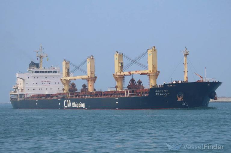 ch bella (Bulk Carrier) - IMO 9489235, MMSI 441746000, Call Sign DSQX5 under the flag of Korea