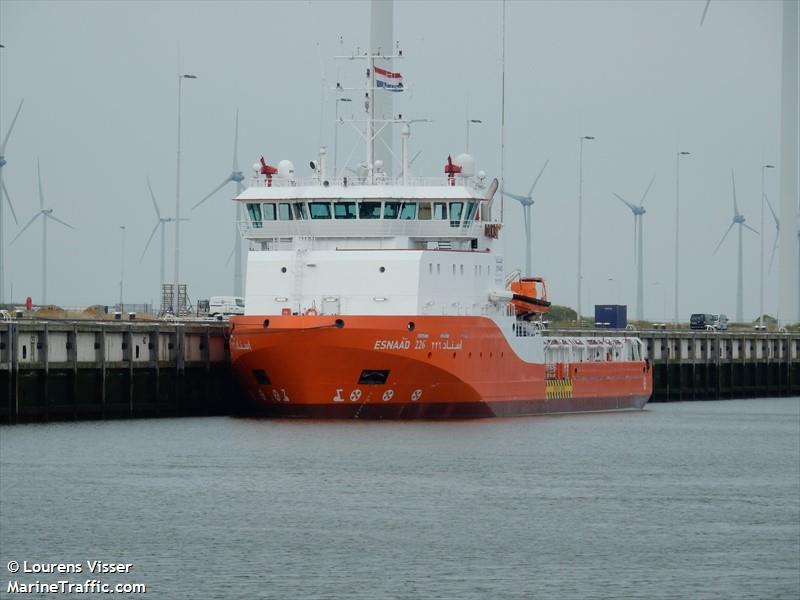 adnoc 226 (Offshore Tug/Supply Ship) - IMO 9725249, MMSI 470011000, Call Sign A6E2410 under the flag of UAE